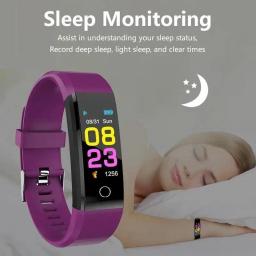 Digital Sport Smart Watch para Homens e Mulheres, Pulseira Fitness, Pressão Arterial, Monitor de Freqüência Cardíaca, Impermeável, Android, iOS - Image 4