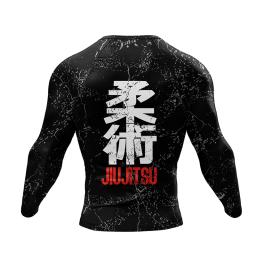 Kimono Jiu Jitsu Rashguard para homens, camisa e calças MMA, Muay thai Shorts, Bjj Rash Guard, camisas de boxe, Sportswear, novo, 4 peças por conjunto - Image 5