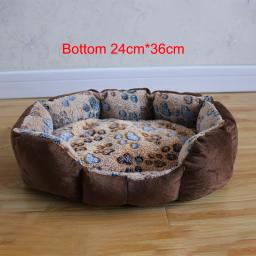 Sofá quente de pelúcia macia para animais de estimação, Canil Sleep Basket para cães pequenos e gatos, Camas para cães, tapetes, Cat Supplies, 1pc - Image 1