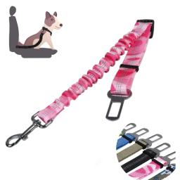 Universal cinto ajustável para gato e cão, veículo elástico e reflexivo, cinto de nylon para pequeno médio e grande cão, acessórios pet - Image 1