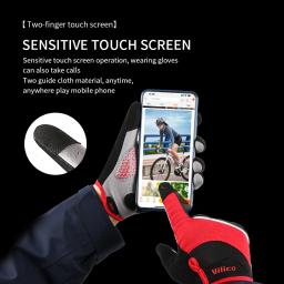 Luvas de ciclismo MTB para homens e mulheres, preto, tela sensível ao toque, bicicleta de estrada, equitação, gel de silicone, bicicleta, motocicleta - Image 4