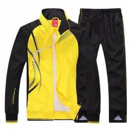 Fato de treino casual masculino, corrida, corrida, esportes atléticos, fitness, jaqueta, moletom, basquete, futebol, faixa ternos, 2 peças - Image 3