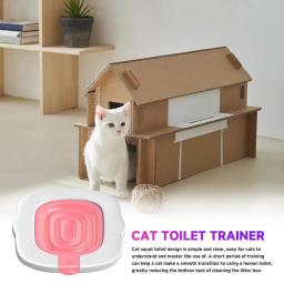 Suprimentos para Animais, Higiênico Reutilizável para Cães e Gatos, Treinamento Potty, Caixa de Linhagem Universal, Sistema de Assento para Ingente, Treinamento Gatinho - Image 5