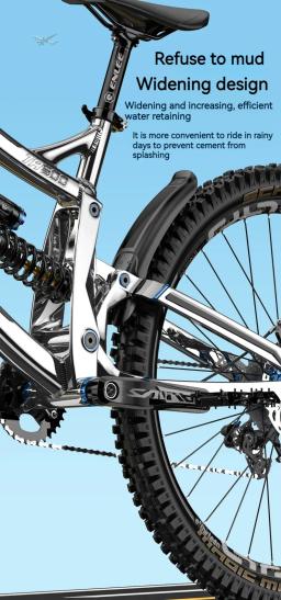 Bicicleta dianteira e traseira pneu roda pára-lamas, Shell duro, bicicleta Fender, MTB lama guarda, ciclismo parte acessórios, novo, 1 pc, 2pcs - Image 4