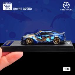 TimeMicro-Diecast carro modelo com pneus de borracha, liga esportiva, carro miniatura, brinquedos presentes, coleção Hobby, 1, 64 - Image 4