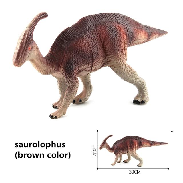 Figuras de Ação Dinossauros Jurássicos PVC - Tiranossauro e Brachiosaurus - Brinquedo Modelo para Crianças