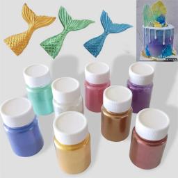Pó de Glitter para Tintura Alimentar, Bolo Mousse Colorido, Confeitaria Macaron, Pastelaria para Festa, Decoração De Bolo, Ferramentas De Cozimento, 15g por Garrafa - Image 4