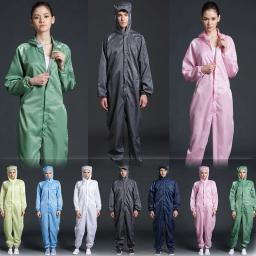 Macacão Unisex Respirável Dustproof, Vestuário De Segurança, Roupa De Pintura De Trabalho, Proteção Sanitária, Hazmat Zip Suit - Image 1
