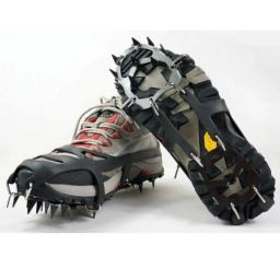 18 Dentes Escalada Crampons para o inverno ao ar livre Caminhada Ice Fishing Snow Shoes Sapatos antiderrapantes Manganês Steel Shoe Covers - Image 6