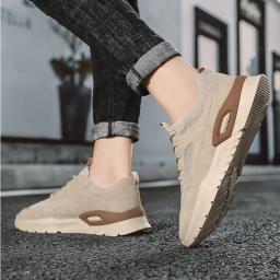 Homem moda tênis malha respirável homem tênis de corrida confortável esportes ao ar livre sapatos casuais tenis masculino 2024 - Image 6