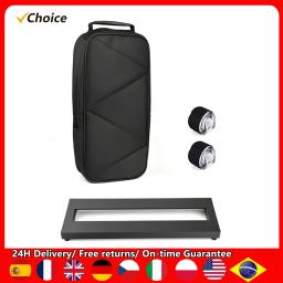 Liga de alumínio Pedalboard para efeito guitarra, tamanho pequeno Pedal placa, saco de transporte, acessórios, 15 × 4,5 polegadas, 9 polegadas - Image 1