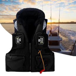 Versátil impermeável Pesca Life Vest, Jaqueta de segurança resistente ao rasgo para deriva, Esportes aquáticos - Image 1