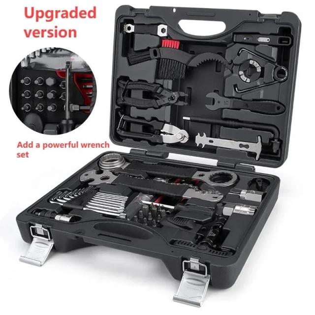 Kit de Reparação Multifuncional para Bicicletas - 20 Ferramentas de Manutenção para Mountain e Road Bike, Modelo YC799