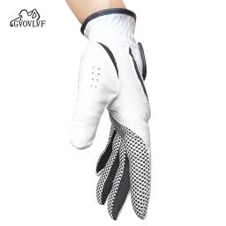 Luva de golfe para homens dedo cheio luva de golfe durável mão esquerda direita todos os climas luva de golfe antiderrapante flexível presente para golfista - Image 3
