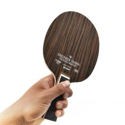 Raquete de tênis de mesa placa inferior 5 camadas lâmina pong paddle alça longa ébano dalbergia tênis de mesa lâmina bat - Image 5