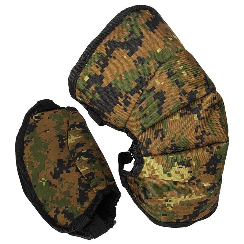 2 pçs longa camuflagem joelheiras boa isolação térmica à prova de vento confortável para inverno joelheiras suprimentos de proteção - Image 1