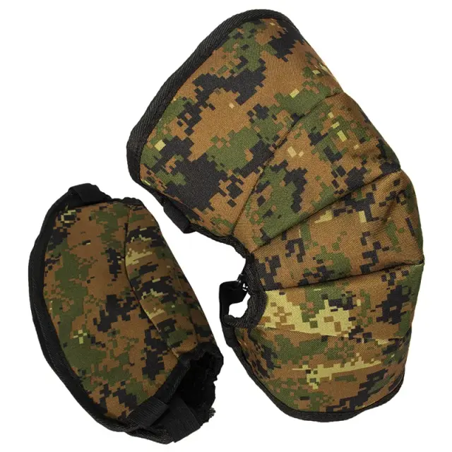 Conjunto de 2 Joelheiras Longas em Camuflagem com Excelente Isolamento Térmico e Conforto para o Inverno