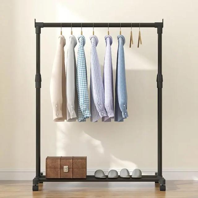 Cabide Ajustável Heavy Duty para Roupa com Montagem Simples e Alta Capacidade Multifuncional para o Quarto e Suprimentos Diários