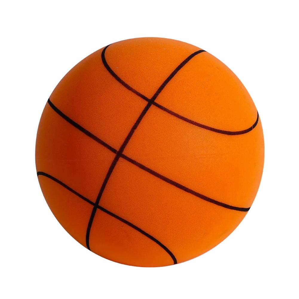 Basquete de espuma macia silenciosa para crianças, bola muda saltitante, brinquedo esportivo interno, bolas de cesta saltitantes, 24 cm, 21 cm, 18cm - Image 1