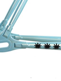 Quadro bicicleta retro Steel853, engrenagem fixa, azul, PIZZ-E1 - Image 4