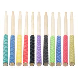1 par de punhos antiderrapantes para baquetas que absorvem o suor para bateristas 7A 5A 5B 7B acessórios duráveis ​​para - Image 6
