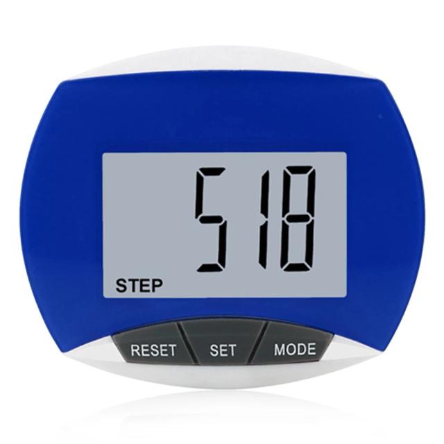 Pedômetro Monitor de Distância Clip LCD 25g ABS