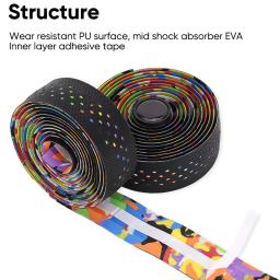 Anti-derrapante estrada bicicleta guiador fita, absorvente de choque fita, resistente ao desgaste, novo - Image 3