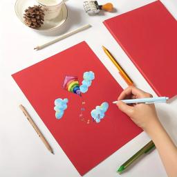 Cartolina colorida vermelha azul verde, papel grosso a4 250gsm, estoque de cartão para artesanato e decorações diy, fabricação de cartões de casamento - Image 6