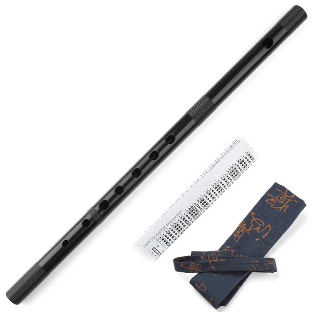 Flauta Shinobu de 7 Furos em ABS Preto - Instrumento Musical Japonês de Alta Qualidade