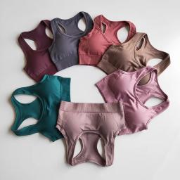 2021 sem costura conjunto de yoga esporte feminino conjunto roupas de treino para as mulheres roupa esportiva roupa de ginástica terno ropa deportiva mujer - Image 2