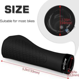 BUCKLOS-Apertos De Borracha Macia Do Guidão Para Mountain Bike, Ergonômico e Confortável, Acessórios De Bicicleta - Image 4