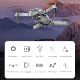 Kdbfa 2024 novo e88 pro wifi fpv drone grande angular hd 4k 1080p câmera altura segurar rc dobrável quadcopter dron helicóptero brinquedos presente - Image 6