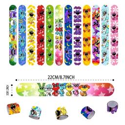 Sorrindo Porcos Snap Pulseiras para Crianças, Pinata Toy Loot Bag Fillers, Slap Wristband, Favores De Festa De Aniversário, Presentes, 10 Pcs, 30 Pcs - Image 1