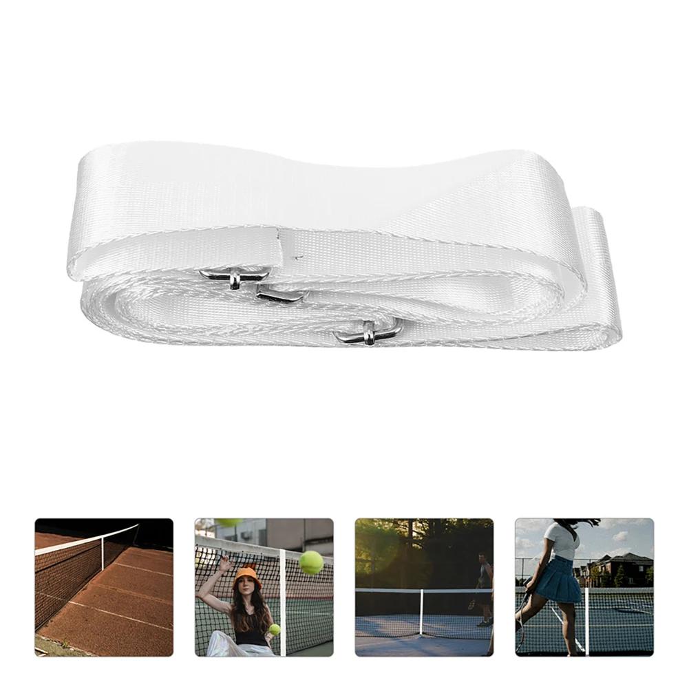 Rede de tênis portátil com alça central, 2.2m, tiras de malha alta de nylon, cordas ajustáveis, competição padrão, cinta de tênis - Image 1
