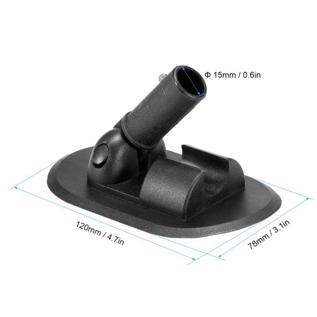 Caiaque Canopy Mount Base: Canoa Inflável com Toldo para Proteção Solar e Surf em Esportes Aquáticos com Rotação de 180 Graus