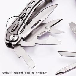 SQT-multifuncional faca dobrável, alicate, multitool, camping, ao ar livre, ferramenta manual EDC, alicate, facas de bolso pequeno, chave de fenda tesoura - Image 6