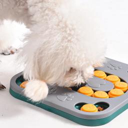 Brinquedos Interativos Dog Puzzle, Labirinto, Alimentador Lento, Puppy, IQ, Jogos de Treino, Dispensador de Alimentos, Tigela - Image 2