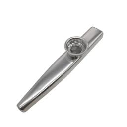 Lightweight Metal Kazoo Flauta para iniciantes, instrumento musical portátil, amantes, instrumento de sopro, design simples, venda quente, 1pc - Image 5
