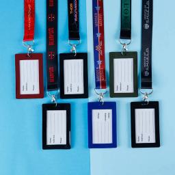 Miniso-Soft Glue Card Holder para Criança, Clipe de Cordão, Figuras Anime, Iron Man, Campus, Spiderman, Campus ID, Toy Gifts, Cabresto, 6 estilos - Image 3