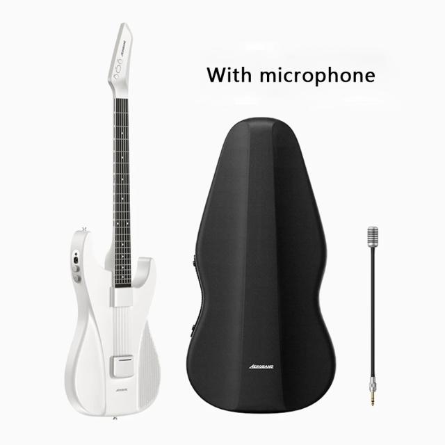 Guitarra AeroBand Painless com Cordas de Silicone Inteligentes, Bluetooth e Função USB MIDI - Presente Perfeito para Adultos com 8 Sons Exclusivos