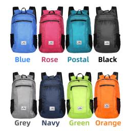 Ultraleve Portátil Mochila Dobrável, Folding Montanhismo Saco, ao ar livre, Escalada, Ciclismo, Viagem Mochila, Caminhadas Daypack, 18L - Image 5
