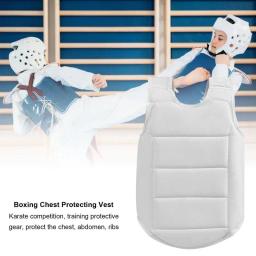 Adulto Criança Karate Peito Guarda Colete Taekwondo MMA Kick Boxe Protetor Corporal Karatê Proteção Equipamentos de Mama Protetor - Image 4
