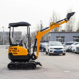 1 tonelada 1,5 toneladas 2 toneladas uso de construção micro recém-projetado miniescavadeira diesel mais pequena para pomar agrícola - Image 2