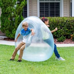 Crianças explodir balão brinquedo ao ar livre ar macio água cheia bolha bola diversão jogo de festa presente verão bola elástica inflável - Image 2