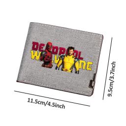 Deadpool e Wolverine Carteira Masculina, Porta-Cartão de Identificação, Carteiras de Viagem, Armazenamento Dobrável, Bolsa de Crédito, Clipe de Dinheiro - Image 5