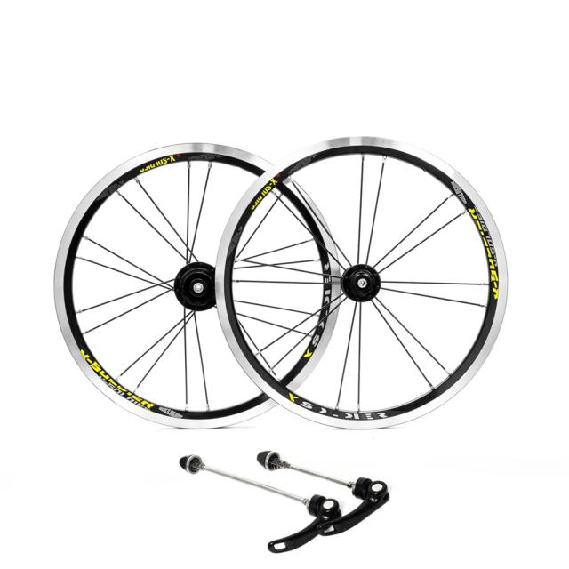 Rodas de Bicicleta Dobráveis CHOOEE com Freio V e Acessórios para 8 a 11 Velocidades - Dianteiras e Traseiras 16" e 20"