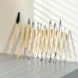 Clay escultura ferramenta para DIY, cerâmica ferramenta, escultura faca, polímero, 11pcs - Image 1