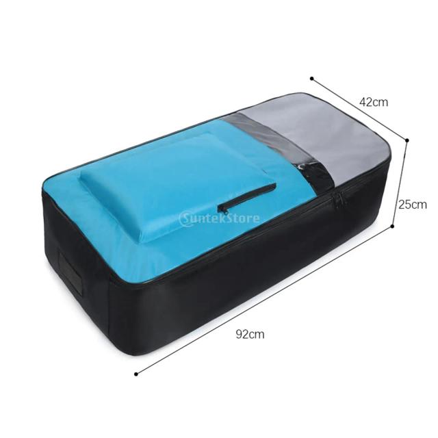 Mochila Leve em Náilon para Transporte de Prancha de Remo Inflável e Caiaque com Grande Capacidade para Esportes Aquáticos