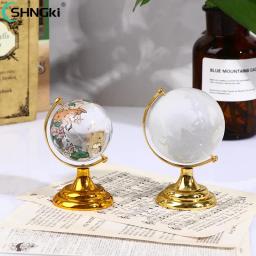 Mini Esfera de Cristal Artificial Globo de Terra Redonda Delicado Practicalfor Office, Home Desk Decoration, Ornamento Educacional - Image 4