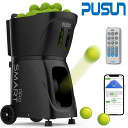 PT-Máquina de Bolas Smart Pro, Equipamento de Ténis Portátil, Smart App e Controlo Remoto, Bola 100 Plus - Image 1